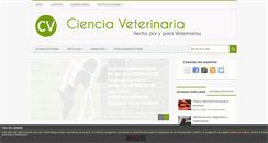 Desktop Screenshot of cienciaveterinaria.com